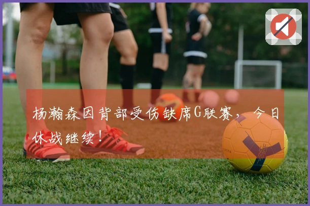 杨瀚森因背部受伤缺席G联赛，今日休战继续！